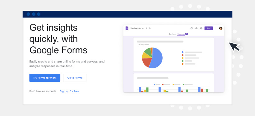 You could use Google Forms or the built-in survey and polling features on social media platforms.