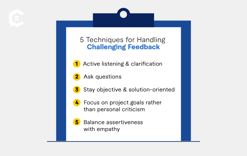 5 Techniques for Handling Challenging Feedback