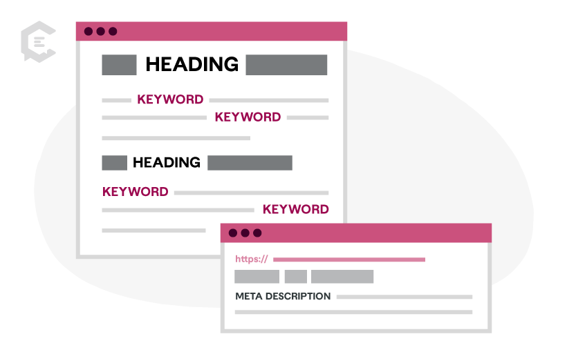 Key on-page SEO elements like keywords, meta descriptions, and headings help people find your content: