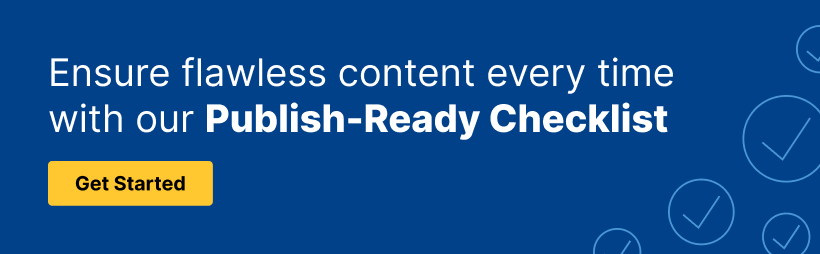 Get ClearVoice's publish-ready checklist.