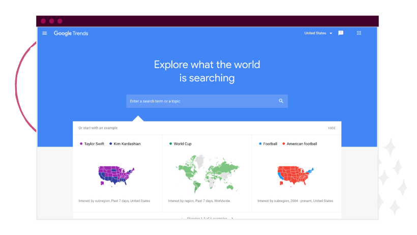 Google Trends is the go-to trend-watching tool of digital marketers.