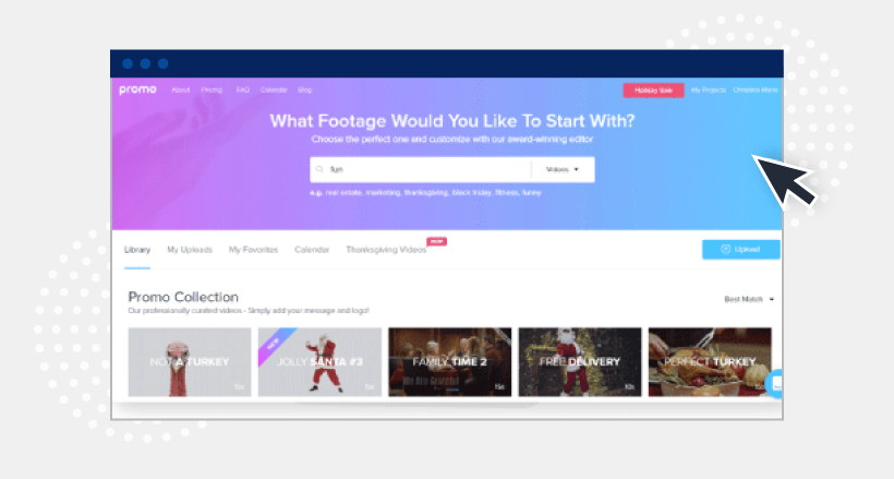 Use Promo to create quick videos for your content marketing