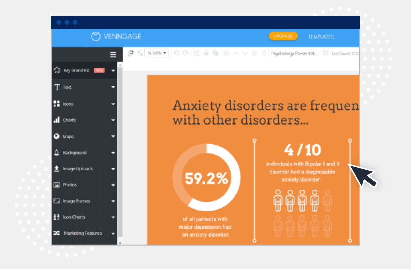 Using Venngage to create graphics